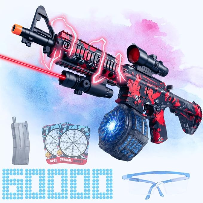 Gel ball blaster automatic and manual